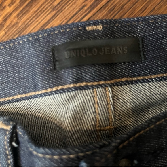 Uniqlo vintage selfedge stretch jeans slim fit men size 31x34 - Picture 3 of 4